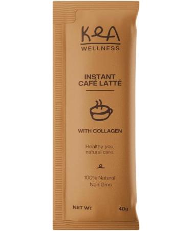 Kea Wellness Liquid Instant Caf Latte with Collagen All-Natural Creamer with Hydrolyzed Bovine & Marine Peptides (Types I II III) for Hair Skin Nails Bones & Joints 12 Single-Serve Packs - Buy Online on GoSupps.com
