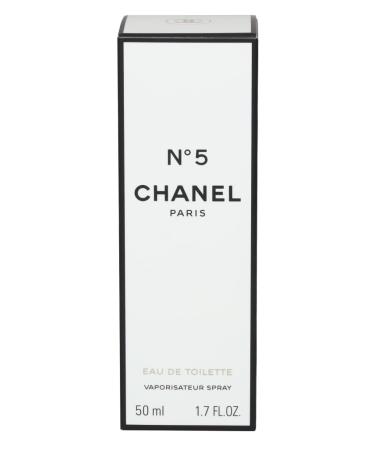 Chanel No.5 Eau De Toilette Spray Non-Refillable - 50ml/1.7oz 1.69 Fl Oz (Pack of 1) - Buy Online on GoSupps.com