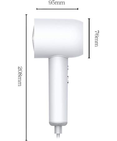 CLCulture Negative Ion Hair Dryer Low Radiation Hair Dryer Hair Salon Anti-Portable Hair Dryer Intelligent Negative Ion Hair Dryer/White (Gray) - Buy Online on GoSupps.com