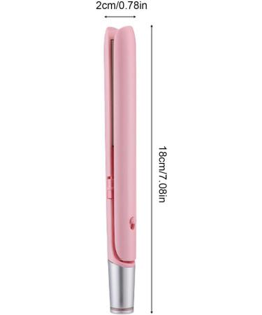 Rechargeable Flat Iron Curler - USB Travel Hair Straightener with Temperature Control | Professional Long & Short Hair Styling - Buy Online on GoSupps.com