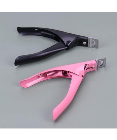 MARLAS Premium Fake Acrylic Nail Clippers Cutters - Precision Nail Cutter Trimmer for Artificial Fake Nails and Nail Art Tools Manicure Pedicure (Pink) - Buy Online on GoSupps.com