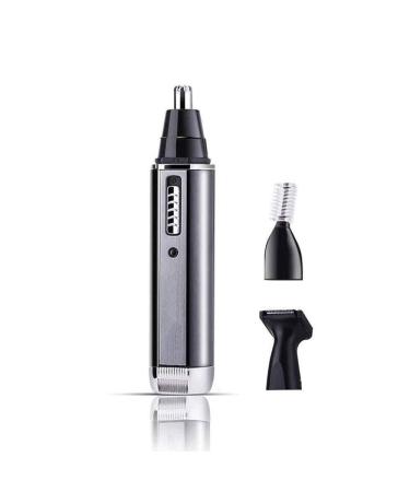 Ear Nose Hair Trimmer for Men Women Rechargeable Electric Facial Hair Trimmer Professional Waterproof for Nose Ear Wet/Dry Nose Hair Clipper Stainless Steel Rotation Head