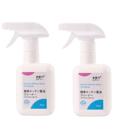 2PCS Cleaner Foam Grease Cleaner Kitchen Grease Foam Cleaner Stain Remover Multi-Purpose Dirt Oil Cleaning Bubble Spray