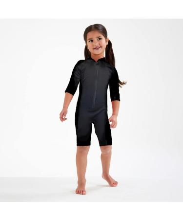 Splash About Kids Thermaswim One Piece Swimsuit - Black (4-6 Years) - Buy Online on GoSupps.com
