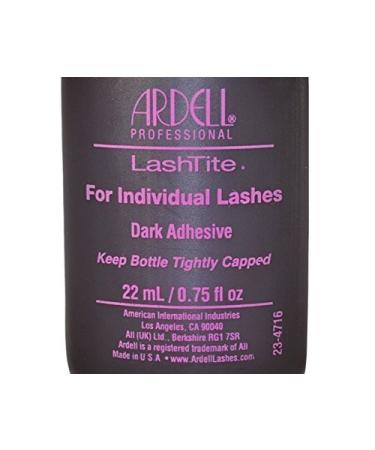 Ardell Lashtite Eyelash Adhesive - DARK & CLEAR Glue for Duralash Individual Lashes - 0.75 fl oz - Buy Online on GoSupps.com