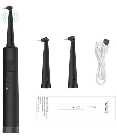 Teeth Cleaner kit - Teeth Cleaning Kit with 3 Working Modes Tooth Cleaner 3 Replaceable Heads and LED Light Plaque Tooth Cleaning Tool Kit Portable Teeth Cleaning Tools Kit for Adults