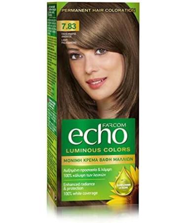 FARCOM Echo hair color with natural olive extract and vitamin C 60ml (7.83 light pallisandro) - Buy Online on GoSupps.com