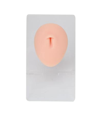3D Silicone Belly Navel Model - Reusable Soft Elastic Abdominal Piercing Exercise Display (Light Skin) - Ideal for International Shipping - Buy Online on GoSupps.com