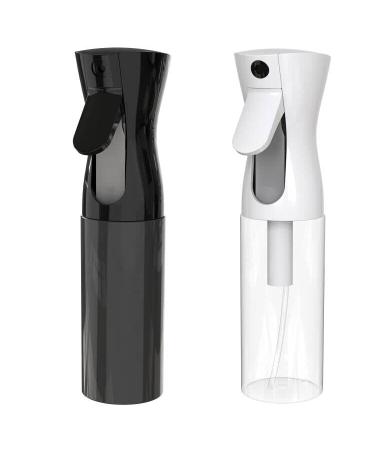 MINGXIAN 2 Pcs 10 OZ Hair Mist Sprayer  Hair Spray Bottles Mist  for Hair Styling  Clean  Gardening
