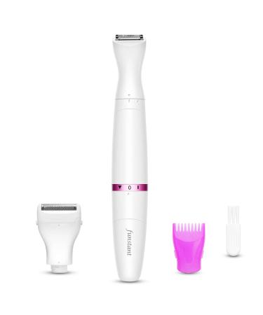 Tondeuse bikini rasoir lectrique pour femme avec peigne tondeuse cheveux sans fil feuille flottante pour utilisation sec rasoir personnel piles pour femme fille poils pubiens