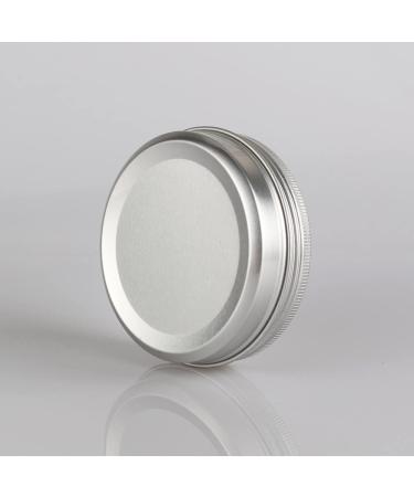 Zeoabsy 10-Piece 100ml Silver Aluminum Tins - Screw-Top Containers for Cosmetics Candles & Ointments | Includes 5 Spatulas & 1 Etiquette - Buy Online on GoSupps.com