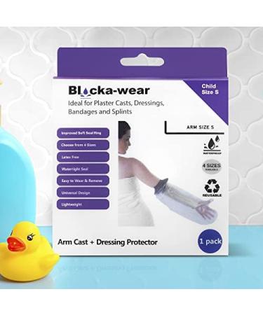 Waterproof Cast Cover Arm for Kids | Reusable Broken Arm Protector Sleeve - Child Size S - Buy Online on GoSupps.com
