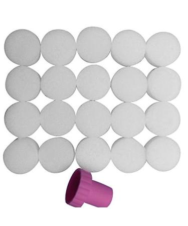 Utility Nail Art Stamping Stamper Sponge Shade Transfer DIY Tool Set (White) by Phoenix B2C UK White