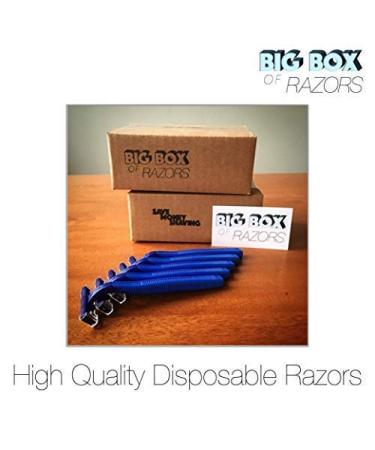 Premium Disposable Razor Blades - 40 Pack Stainless Steel Twin Blade Shavers for Men & Women with Aloe Vera - Hospitality Quality - Buy Online on GoSupps.com
