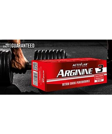 Activlab Arginine3 - 120 Capsules for Maximum Performance | Arginine Alpha-Ketoglutarate & Pyroglutamate | International Shipping Available - Buy Online on GoSupps.com