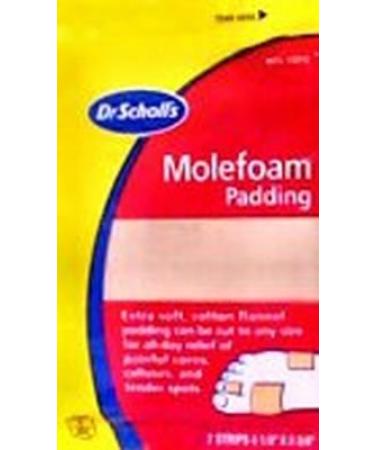 Dr. Scholl's Molefoam Padding Men and Women 2-Count (3-Pack)