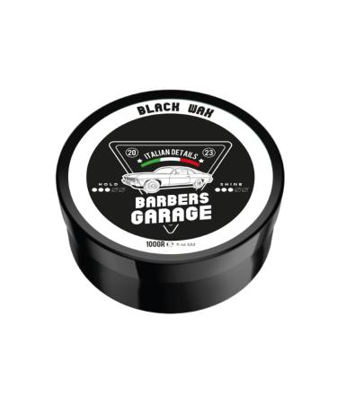 Veana Barbers Garage black hair wax against gray hair 100 g Italian details direct effect vegetable extracts provide intensive coverage full or partial