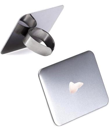 Tumnea Nail Mixed Palette - Stainless Steel Ring Manicure Tool | Eyeshadow Color Mixing Palette for Nail Polish & Foundation - Buy Online on GoSupps.com