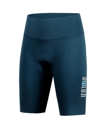 Beroy cyclists women with seat cushion 4D padded bicycle pants Short sports pants cyclist shorts breathable cyclist shorts fast drying shock resources xxl navy blau
