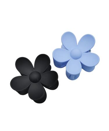 Matte Jelly Clear Flower Claw Clips Variety Pack - 12pcs | Non Slip Strong Hold Hair Barrettes for Thick Hair - Buy Online on GoSupps.com