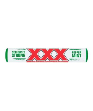 XXX Extra Strong Peppermints 40.5g x Case of 36