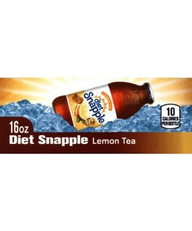 Snapple Lemon diet 12 x 473 ML 5676 Milliliter Soft Drinks Diet Lemon - Buy Online on GoSupps.com