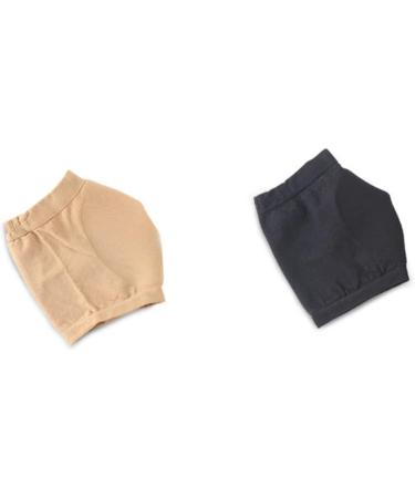 Ipetboom Heel Moisturizing Black Gel Socks for Heels Open Toe High Heel Protectors Foot Sock Moisturizing Socks Heel Absorbers Heel Sleeves Black Heel Dry Feet Socks Spa Heel Socks - Buy Online on GoSupps.com