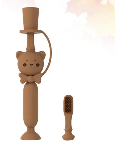 Shop Sewoart Baby Toothbrush - Soft Silicone Brass Toothbrush for Kids & Toddlers | Gentle Oral Care - Buy Online on GoSupps.com