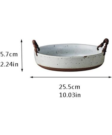 Fruit Bowl Salad Bowl Ceramic Appetizers Serving Platter Trays Dessert Serving Plates Fruit Baskets Fruit Bowls Indoor Kitchen Dessert Plates Fruit Bowl for Kitchen Counter (A) - Buy Online on GoSupps.com