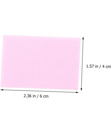 VINTORKY 3 Nail Remover Cotton Lashes Glue Nail Wraps Pad Nail Art Gel Nail Removal Pads Eyelash Nail Gel Polish Manicure Remover Wipe Cleaning Wipe Hard Natural Cotton Fiber Pink - Buy Online on GoSupps.com