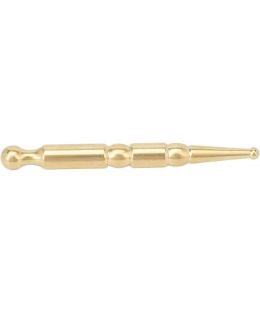 Manual Acupuncture Pen - Double-Headed Ear Massage Tool for Pain Relief | Brass Reflex Zone Device for Face & Body - Buy Online on GoSupps.com