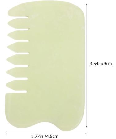 UthClo 2-St Jade Kamm - Premium Head Massage Device & Scalp Scraping Comb for Relaxation | International Shipping - Buy Online on GoSupps.com