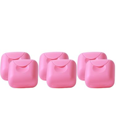 Lurrose menstrual cup box 6 STK storage SBOX SBOX for menstruation cups to container container for women's bandage cup case plastic travel foldable storage bag