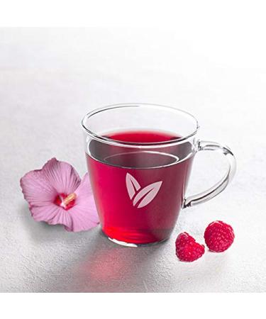 Pure Tea Selection Hibiscus Raspberry | 25 Industrially Compostable Fruit Tea Bags | Eco-Friendly 3g Tea Bags for International Shipping - Buy Online on GoSupps.com