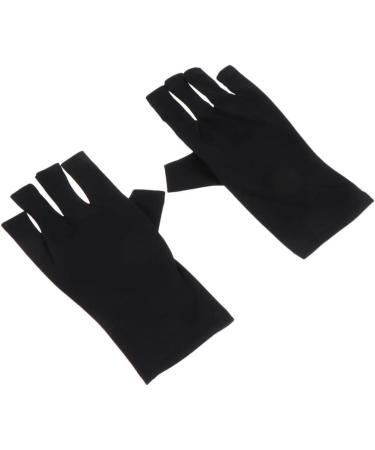 Beaupretty 2 Pairs Nail Gloves Gel Sunblock Gloves Uv Hand Protection Gloves for Nails Sun Gloves for Women Uv Protection Nail Uv Lamp Women's Light Polyester - Buy Online on GoSupps.com