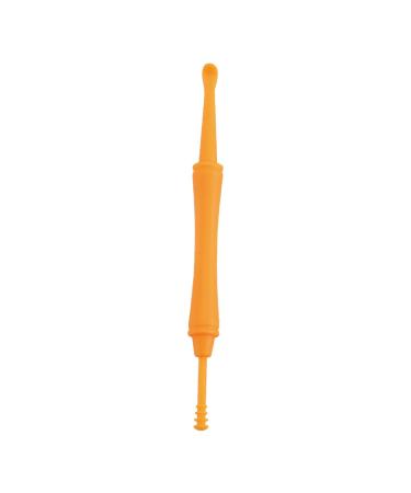 kisronda Ear Cleaner Tool | Double Head Ear Wax Removal Tool Portable Ear Pick Toddler Ear Cleaner Tool Ear Wax Pickers Ear Care Tool | for Ear Cleaning Orange