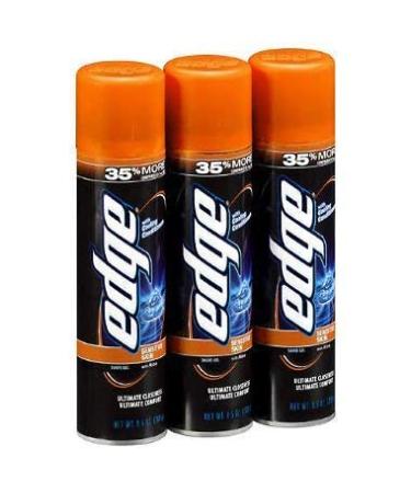 Edge Advanced Shave Gel 9.5 oz - Pack of 3 | Smooth Shaving Experience - Buy Online on GoSupps.com