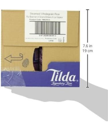 Tilda Steamed Basmati Whole Grain 6 Count - Buy Online on GoSupps.com