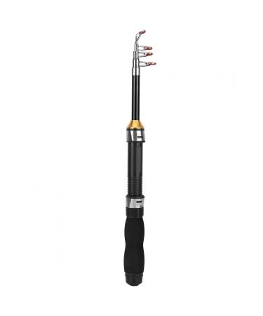 VGEBY Small Fishing Rod Mini Telescopic Fishing Pole Portable Short Sea Fishing Rod 2.3M