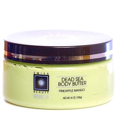 Buy Dead Sea Body Butter Pineapple Mango - Thick Creamy Skin Softener for Silky Smooth Skin | International Shipping - Buy Online on GoSupps.com