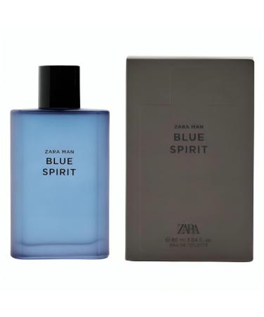 Zara Man Blue Spirit Cologne for Men EDT Eau De Toilette 90 ML (3.04 FL OZ)