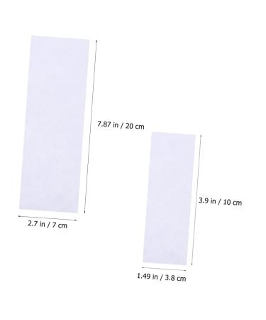 Beavorty 2pcs Double-Sided Nonwoven Wax Paper Tool - Detergent Safe White - Ideal for International Shipping - Buy Online on GoSupps.com
