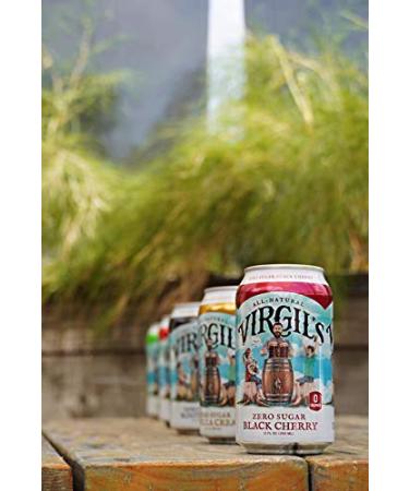 Virgil's Zero Sugar Vanilla Cream Soda - 6 Pack of 12oz Cans, Keto Friendly & Zero Calorie Vanilla Cream Soda - Buy Online on GoSupps.com