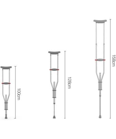 Crutches Crutches Fracture Double Crutches Underarm Crutches Cane for The Elderly Lightweight Non-Slip Cane for Young People with Disabilities Smooth Sailing - Buy Online on GoSupps.com