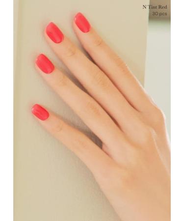 ohora Semi Cured Gel Nail Strips (N Tint Red) - Salon-Quality, Long Lasting, Easy Application & Removal - Buy Online on GoSupps.com