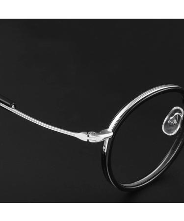 FREAZE RETRO Reading Glasses - Round Stylish Unisex +1.5 +2.5 Blue Light Blocking for Computer Use - Black Color - Buy Online on GoSupps.com