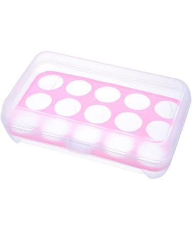 Healeved 3pcs 15 Eggs Egg Holder for Fridge Acrylic Tray Kitchen Egg Holder Container High Capacity Egg Rack - Buy Online on GoSupps.com