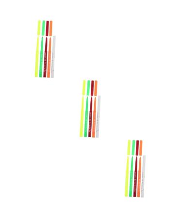 FOMIYES 15 pcs eyeliner fluorescence eyeliner eye liner cosmetic fluorescence liner plastic 12.00X0.80X0.80CMx3pcs Assorted Colorx3pcs