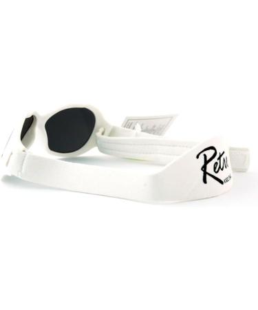 Baby Banz Retro Banz Wrap Sunglasses - White, Size KIDS 2-5 Years - Buy Online on GoSupps.com
