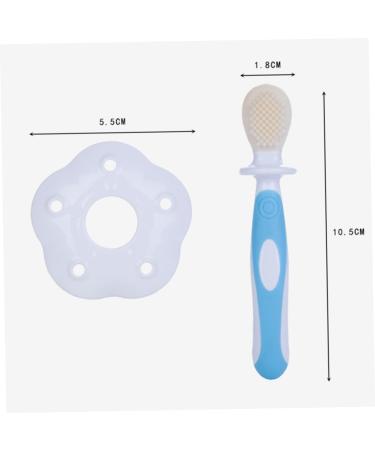 Silicone Toddler Toothbrush - Minkissy Baby Training Brush for Newborns & Milk Teeth - Gentle & Effective Oral Care - Buy Online on GoSupps.com